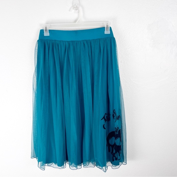 torrid Dresses & Skirts - TORRID x DISNEY VILLAINS Green Tulle Graphic Pull On Waist Lined Skirt Size 3X